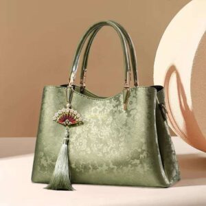 Shining Green Color Bag